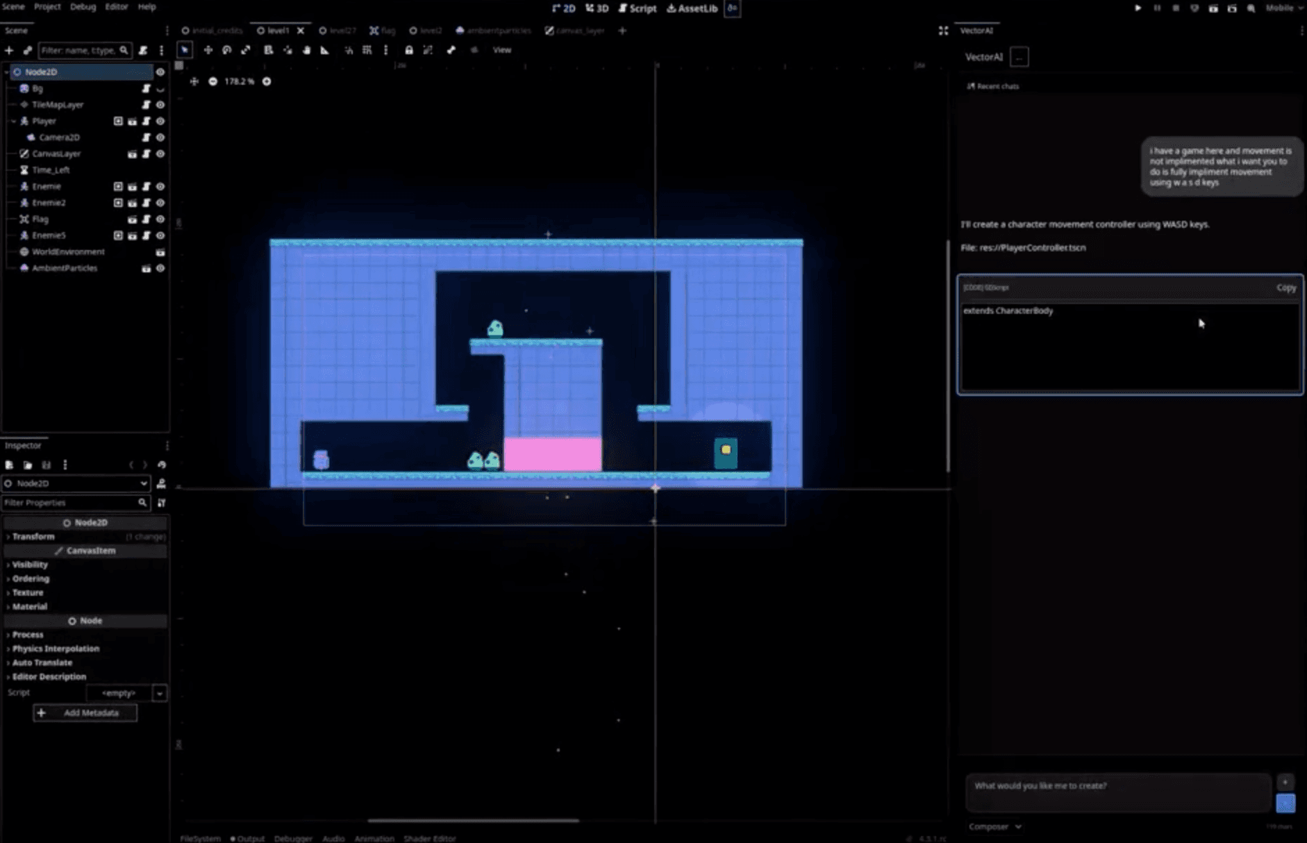 Vector project preview
